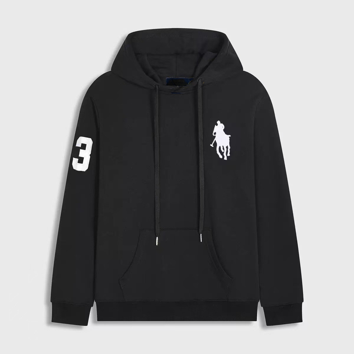 Malaysian label pullover style black white label