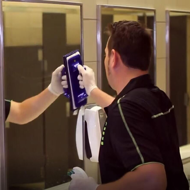 Haosimei Fiber Cleaning Brush Bathtub Brush Wall Wipe Kitchen Tile Cleaning Tool Floor Brush Wipe Wall Hook and Loop Mop