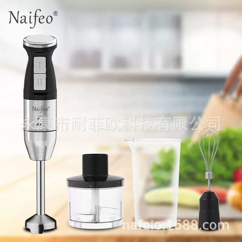 新款家用手持电动多功能料理棒搅拌机棒美规欧规不锈钢榨汁搅拌机