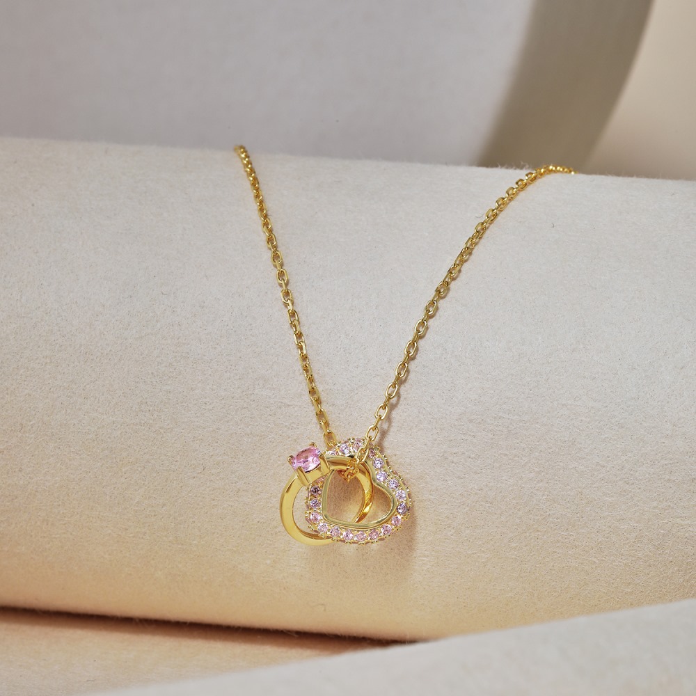 925 Sterling Silver Material 1 Piece 925 Sterling Silver Four Leaf Clover Heart Shape Ginkgo Leaf 925 Sterling Silver Cable Chain Pendant Necklace