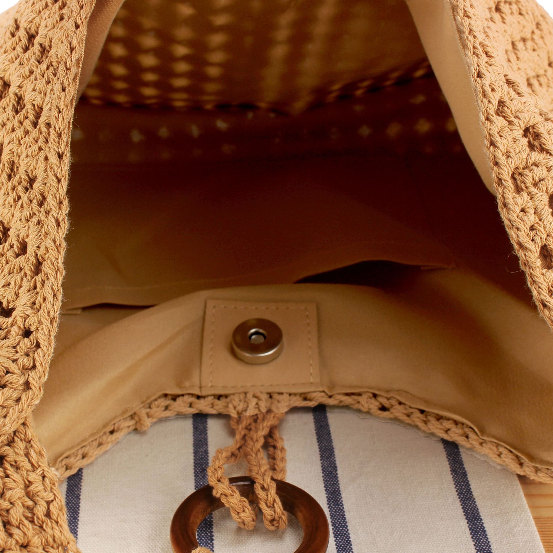 Openwork Cotton Crochet Soft Slouchy Hobo Hobo Bag 3