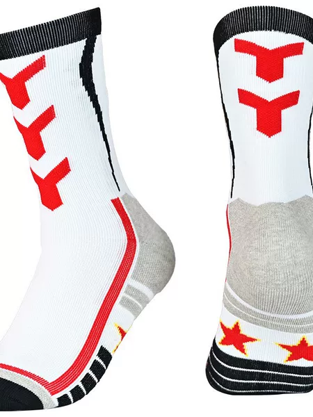 Sports Socks, Basketball Socks, Mid-Calf Socks, Adult Professional Running and Cycling Wear-Resistant, Non-Slip, Thickened Towel Bottom Football Socks