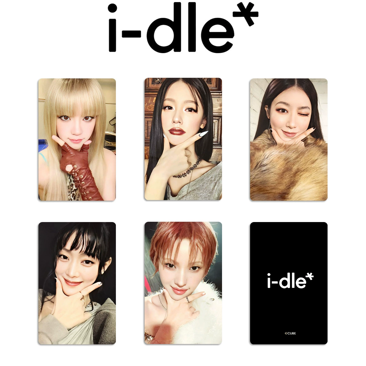 IDLE альбом карта GIDLE случайная карта WE ARE специальная девушка альбом карта i-dle