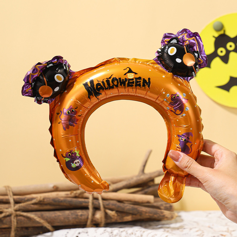 【新品】ハロウィーン装飾手首風船カボチャの雰囲気イベント写真撮影カード道具プレゼント|undefined