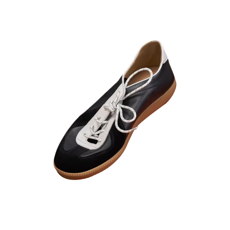 새로운 첫 번째 레이어 소 가죽 MAILLARD 훈련 신발 남성 가을 새로운 틈새 복고풍 캐주얼 신발 FORREST GUMP 스포츠 신발