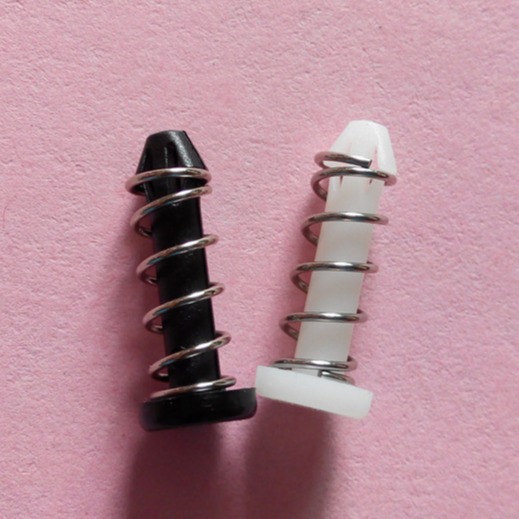 厂家直销 塑料尼龙圆头弹簧风扇铆钉紧固扣件散热片胶钉MDY型