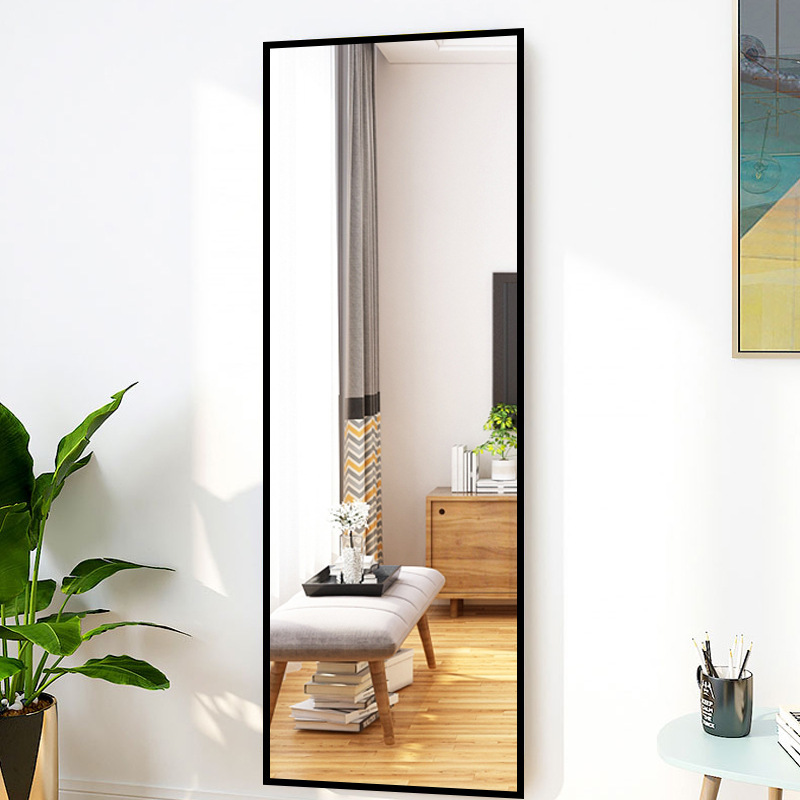 镜子全身穿衣镜轻奢服装店试衣镜显瘦家用衣帽间舞蹈大落地镜