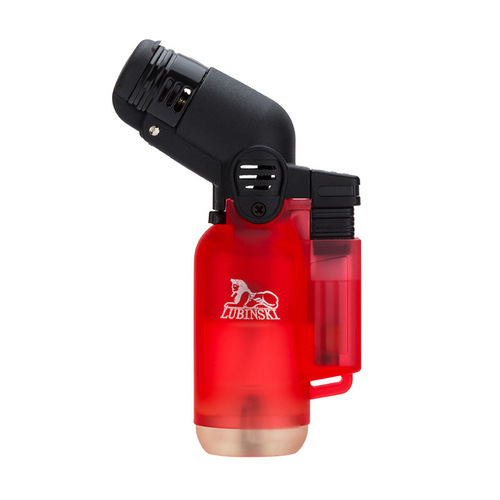 Lubinski Cigar Lighter Plastic Transparent Transom Single Direct Windproof LUBINSKI Cigar Lighter
