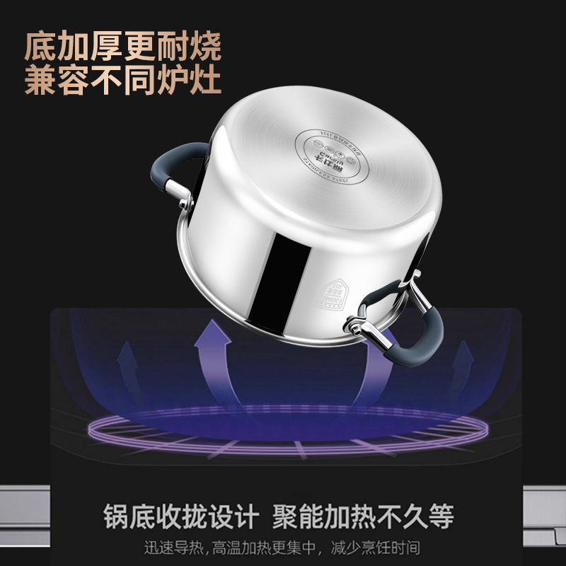 Steamer de acero inoxidable 316 grado alimenticio espesado doméstico 2025 nuevo cocinador electromagnético cocinador de vapor de doble capa