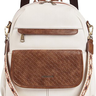Amazon popular fashion PU large capacity retro adjustable shoulder strap women's backpack