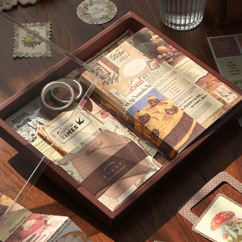 (Cross-border trading), creative retro gift box, stationery, set for students