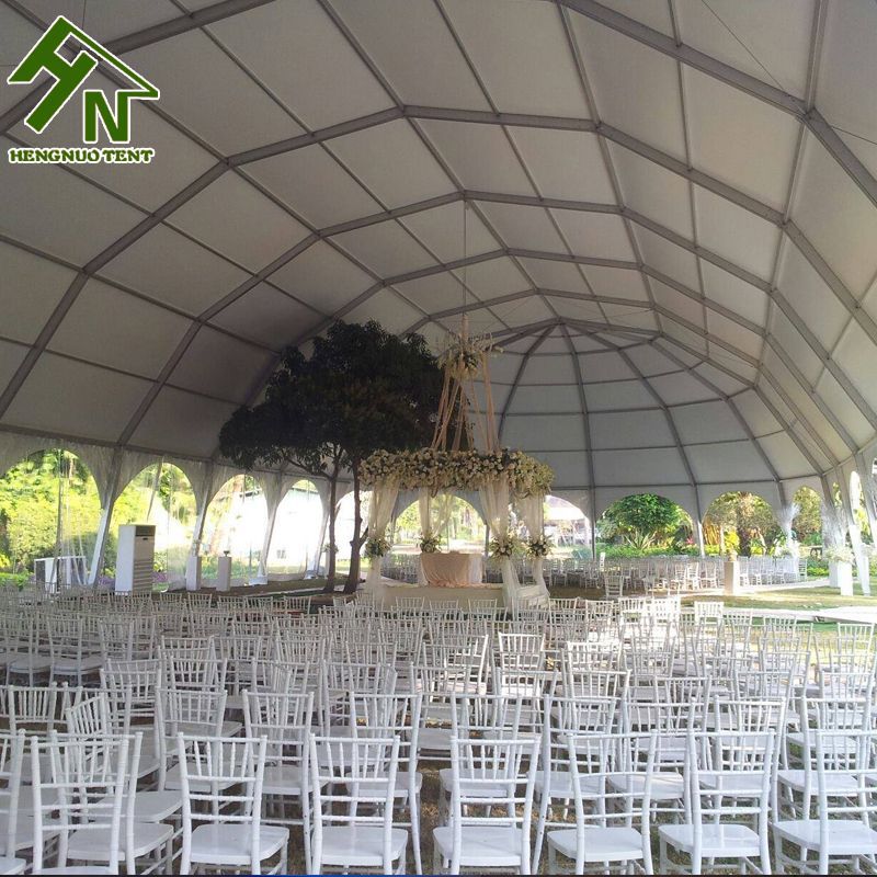 多拱形篷房 适用于户外教堂 宴会 婚礼活动 派对装配式铝合金帐篷