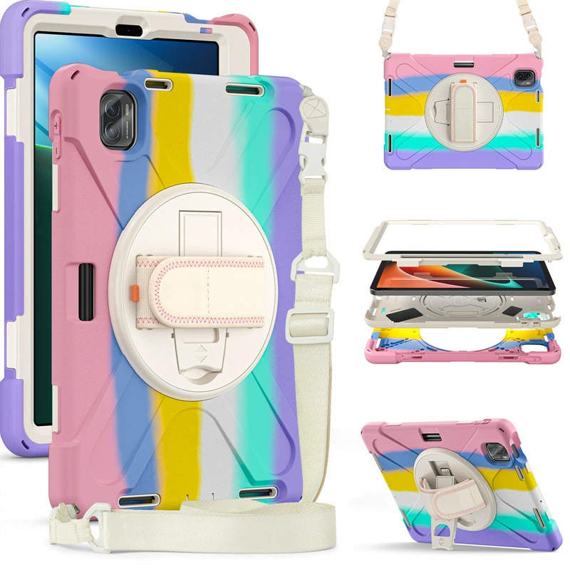 Подходит для Xiaomi PAD5 Pirate King Color silicon плatinформ набор Mi PAD5 Pro вращающийся Smedoic корпус