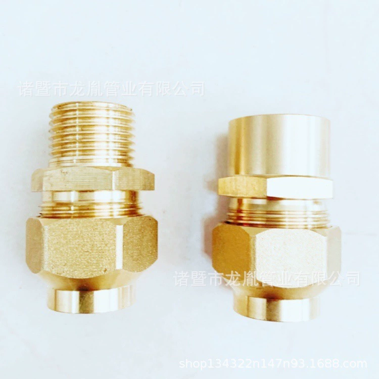 4-точечный газовый Соединитель/сильфон из нержавеющей стали, медный Соединитель/неволновая газовая труба, Внутренний провод, внешний соединитель провода