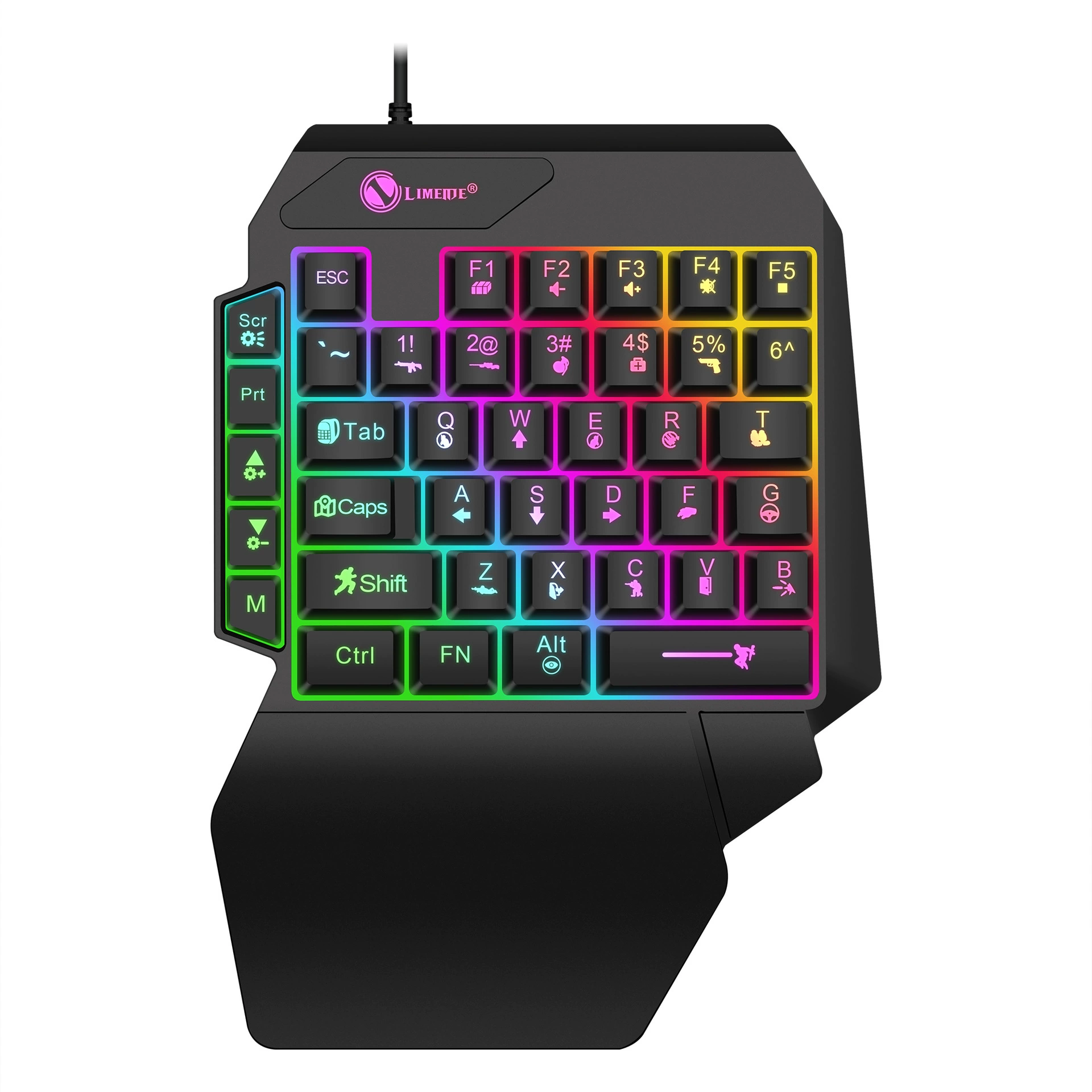 Limne Magnesium GK103S Подсветка игры клавиатура механическая пальчиковый клык еда курица трон Merittoles и мышь Merists конвертеры