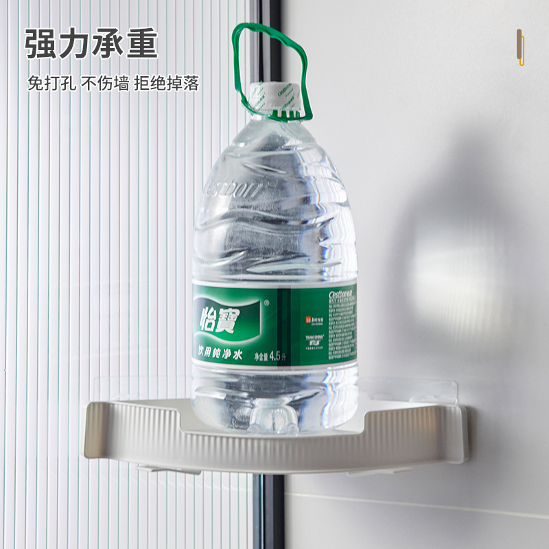 Estante de almacenamiento de baño montado en la pared sin perforaciones inodoro lavabo plástico montado en la pared rack de almacenamiento