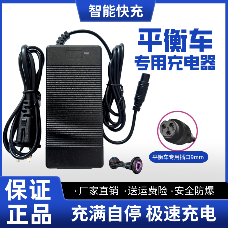 Two-Wheeled Children's Balance Bike Charger 6V Three-Hole Round Head Va Power Adapter Alang Longyin Universal