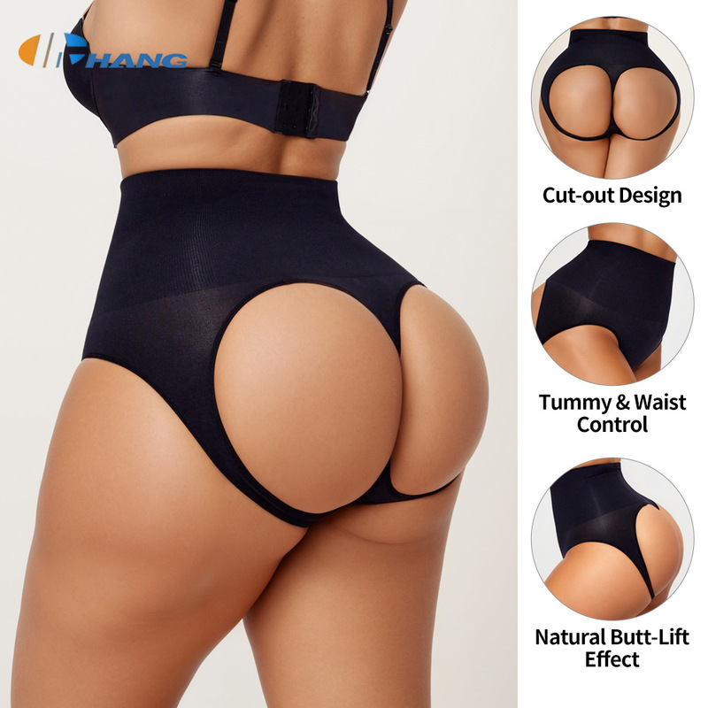 European and American Sexy High Waist Body Shaping G-string Postpartum Repair Abdominal Hip-lifting Stereotyped Traceless Waist-turned-buttock Underwear