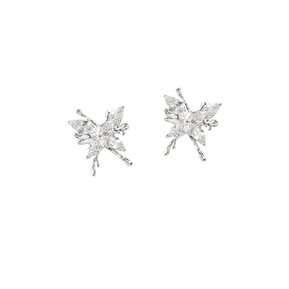 Bone‑conduction ear‑clip Bluetooth headset, noise reduction, low latency, decorative earring option