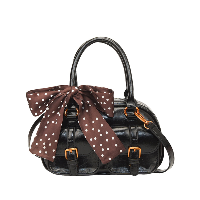 Women's Bowling Shoulder Handbag Stylish Large Capacity Tote Bag_voghion.com