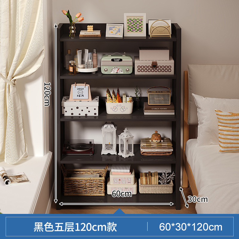 Estante de cabecera de la cama estante de almacenamiento de cabecera de la cama estante de piso estante de biblioteca multicapa estante de exhibición para dormitorio doméstico