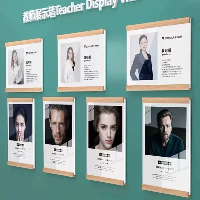 Акро-рамка для фотографий настенная стена высокого класса без пробивания A3 рамка для плакатов A4 рамка для учителей Введение в рамку для учителей