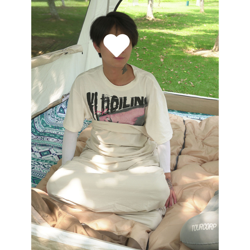 旅行用防汚ライナー、一人用、洗濯機で洗える、軽量、アウトドア、軽量、肌に優しい寝袋ライナー、ポータブルで軽量|undefined