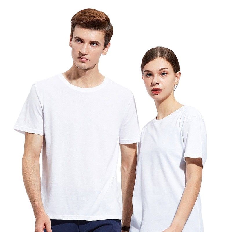 Men's 210g 40 double yarn cross-border trade t shirt round neck short sleeve heavy tide brand cotton t-shirt custom