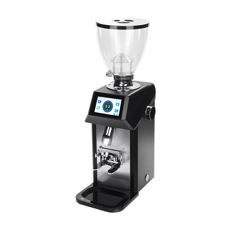 CA74 molino de granos de café eléctrico comercial molino de granos cuantitativo molino de pantalla táctil importación de cuchillo de 74 mm