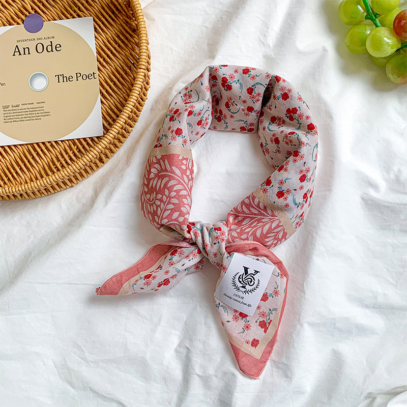 70*70 algodón suave y lino agradable para la piel transpirable 100% algodón protector del cuello bufanda cuadrada pañuelo todo fósforo nuevo bufanda bufanda de seda mujer