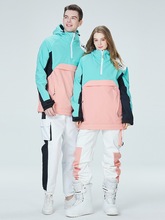 单板滑雪服套装男女款冬季防风防水保暖加厚韩国双板滑雪服帽衫