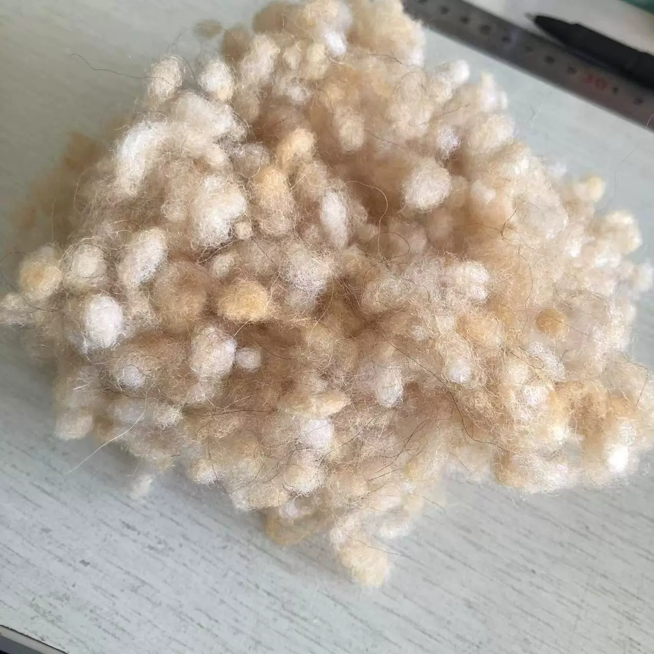 羊毛珍珠球棉 驼毛绒球棉  吸湿发热球棉  散棉 澳毛球棉