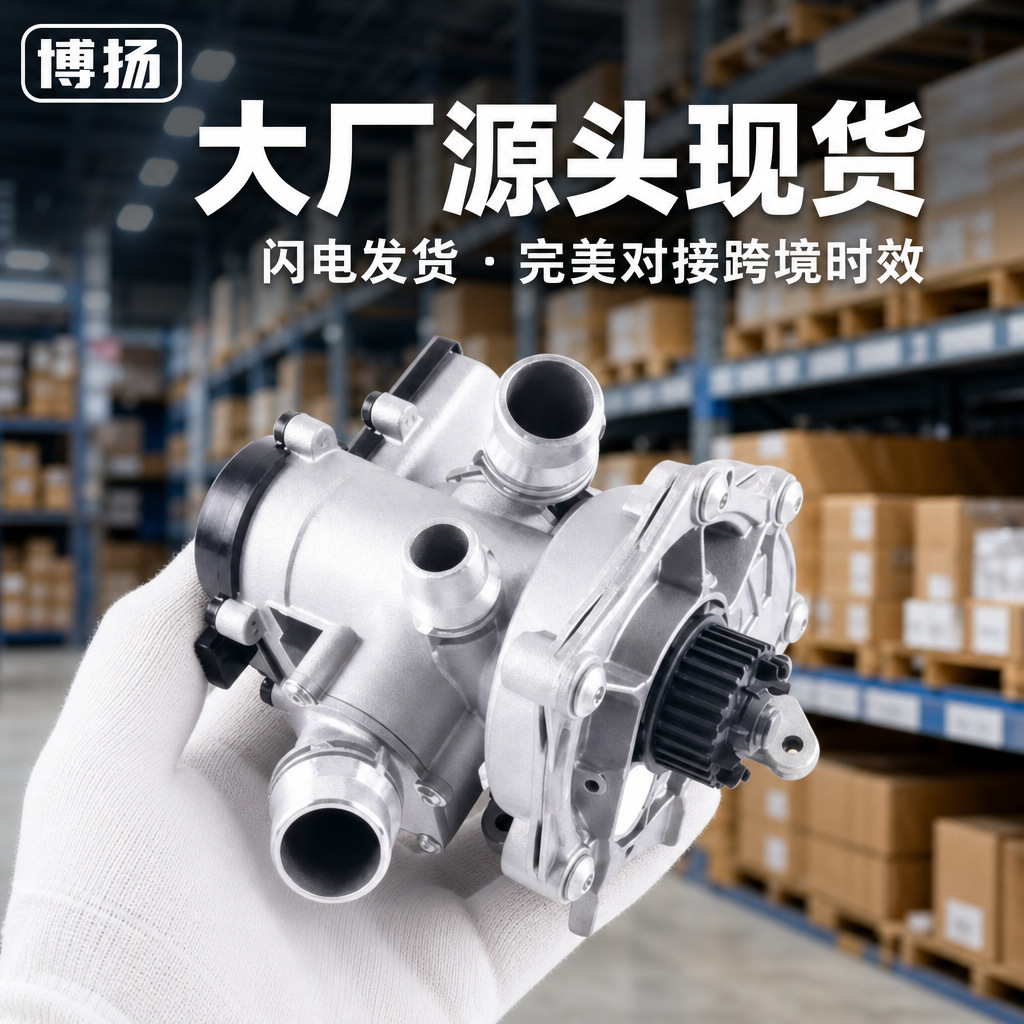 Compatible with Audi A3/A4/A5/A6/Q3 and Volkswagen models; improved version of the 06L121111H electronic water pump, made of aluminum