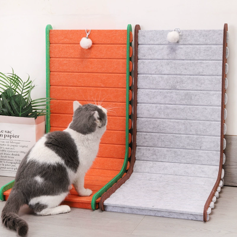 Фетровая L-образная доска для кошачьих когтей, вертикальная, износостойкая, ее нелегко отколоть, защищает кошачьи когти, устойчива к царапинам, простые принадлежности для кошачьих игрушек