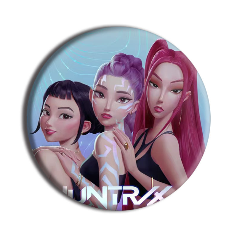 猎魔女团二次元圆形吧唧动漫徽章|undefined