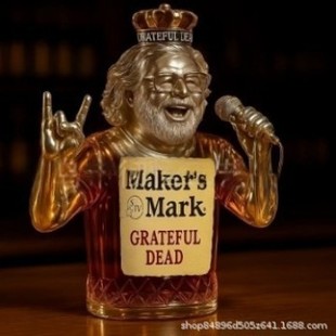 Grateful Dead Jerry Garcia Whiskey Bottle Save