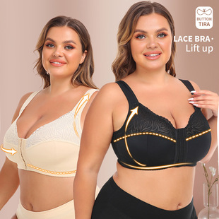 Adjustable Breast Reduction Body Shaping Vest Style Body Shaping Beautiful Back Long Large Size Sports Bra Three-breasted W 210808