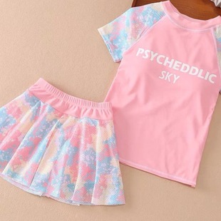 Baby Girls Children's Swimming Suit Swimming Suit New Swimwear Children's Hot Spring Cute Swimwear 2024 Girls Year