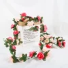 45 pink and white roses