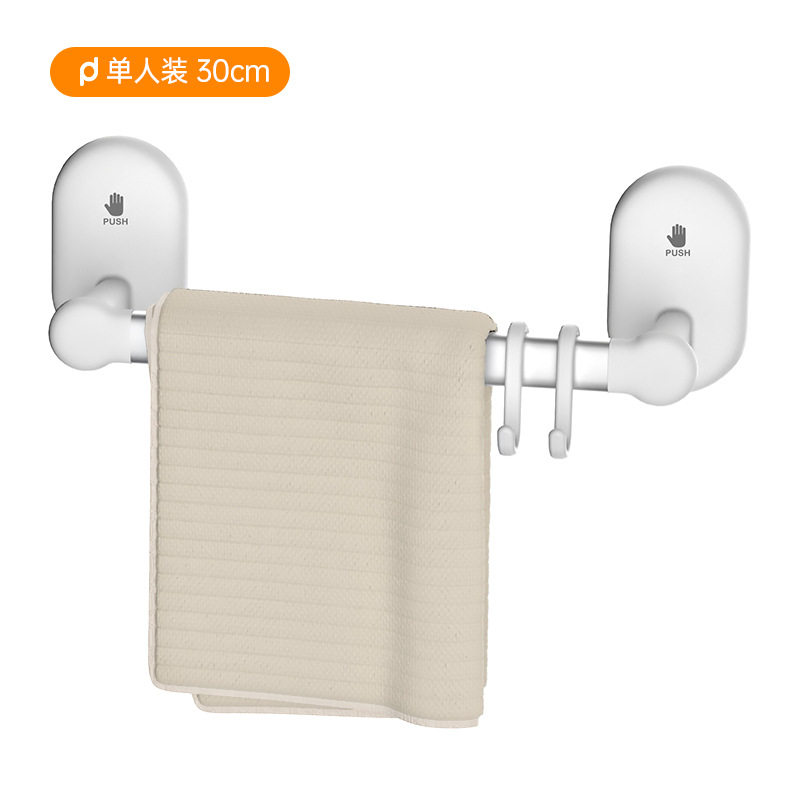 Ordpro ventosa toallero baño sin perforación toallero baño toallero baño baño toallero de almacenamiento de toallas de baño image 7