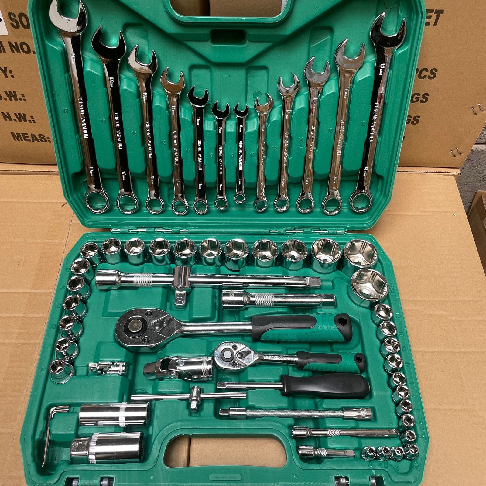 150-Piece Auto: Qìchē Repair kit - 61-piece-24-tooth-standard-auto-repair-set-replace-if-broken