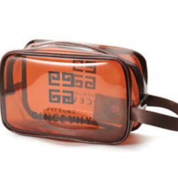 Bolsa de cosméticos de viaje transparente bolsa de lavado portátil de gran capacidad bolsa de almacenamiento impermeable bolsa de almacenamiento de ropa interior cosmética al por mayor