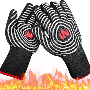 Hot sale kitchen microwave oven heat insulation gloves cooking protection high temperature resistant gloves barbecue anti-scalding special gloves