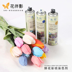 Xingle flower spray paint floral flower spray paint self-spray paint crushed ice blue color spray colorant flower paint