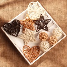 【0个装】藤球拍照道具摆件饰品淘宝拍摄摆拍ins摄影背景布装饰