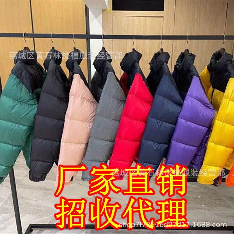 Winter Classy Bread Outwear 1996 down Jacket 350g Filled with 90 Velvet American Version 700 Embroider Men's and Women's Jacket Couple Style