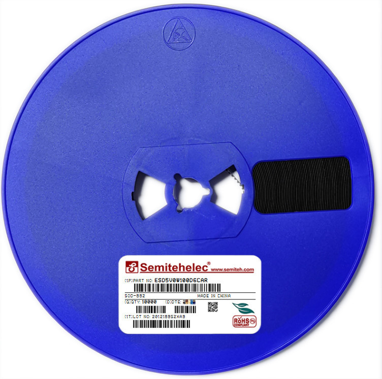 ESD5V0W100D6CAR ESD二极管 SOD882 SEMITEH 全新原装正品