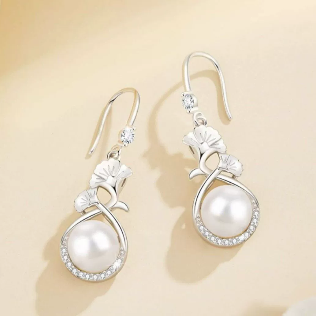 Универсальные свежие серьги с жемчугом для мамы, китайский стиль, подарок на день рождения