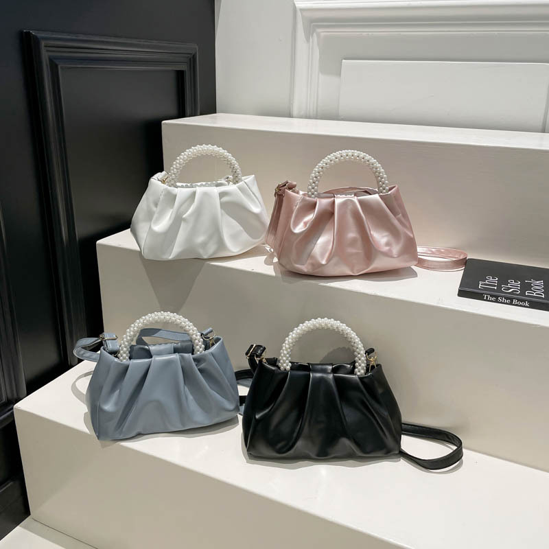Unique Cloud 2025 New Pearl Kleine Handtasche Damen Knitter-Design, Umhängetasche, Mini-Abendtasche_voghion.com