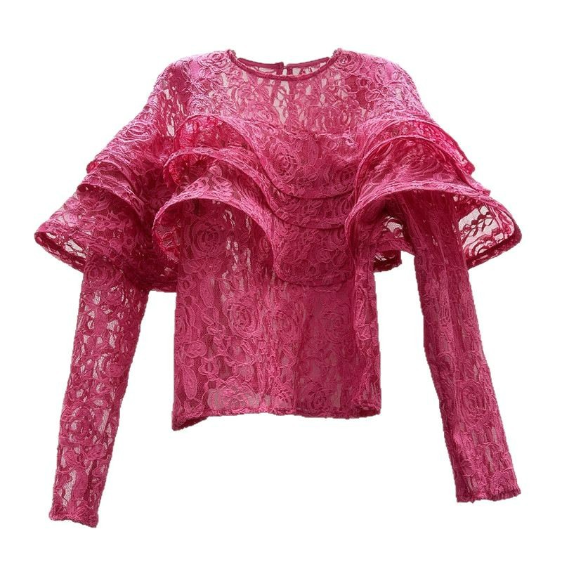 Design spring elegant elite fashionable three dimensional shirt